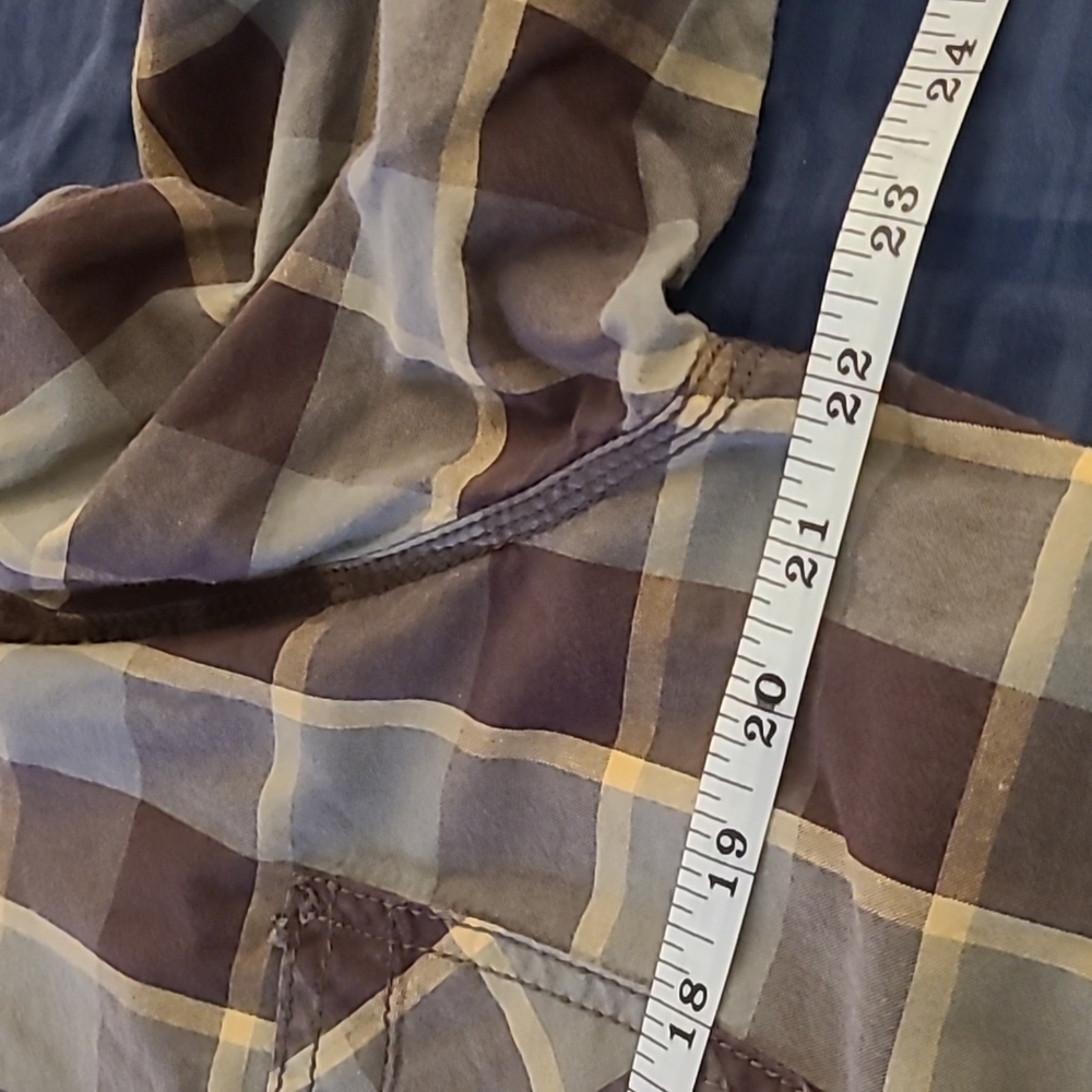 Arizona Men's Plaid Long Sleeve Shirt sz M - Picture 4 of 6